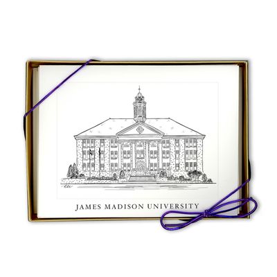 James Madison Dukes 10-Pack Wilson Hall Note Card Set