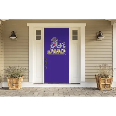 James Madison Dukes 36" x 80" Logo Front Door Decor