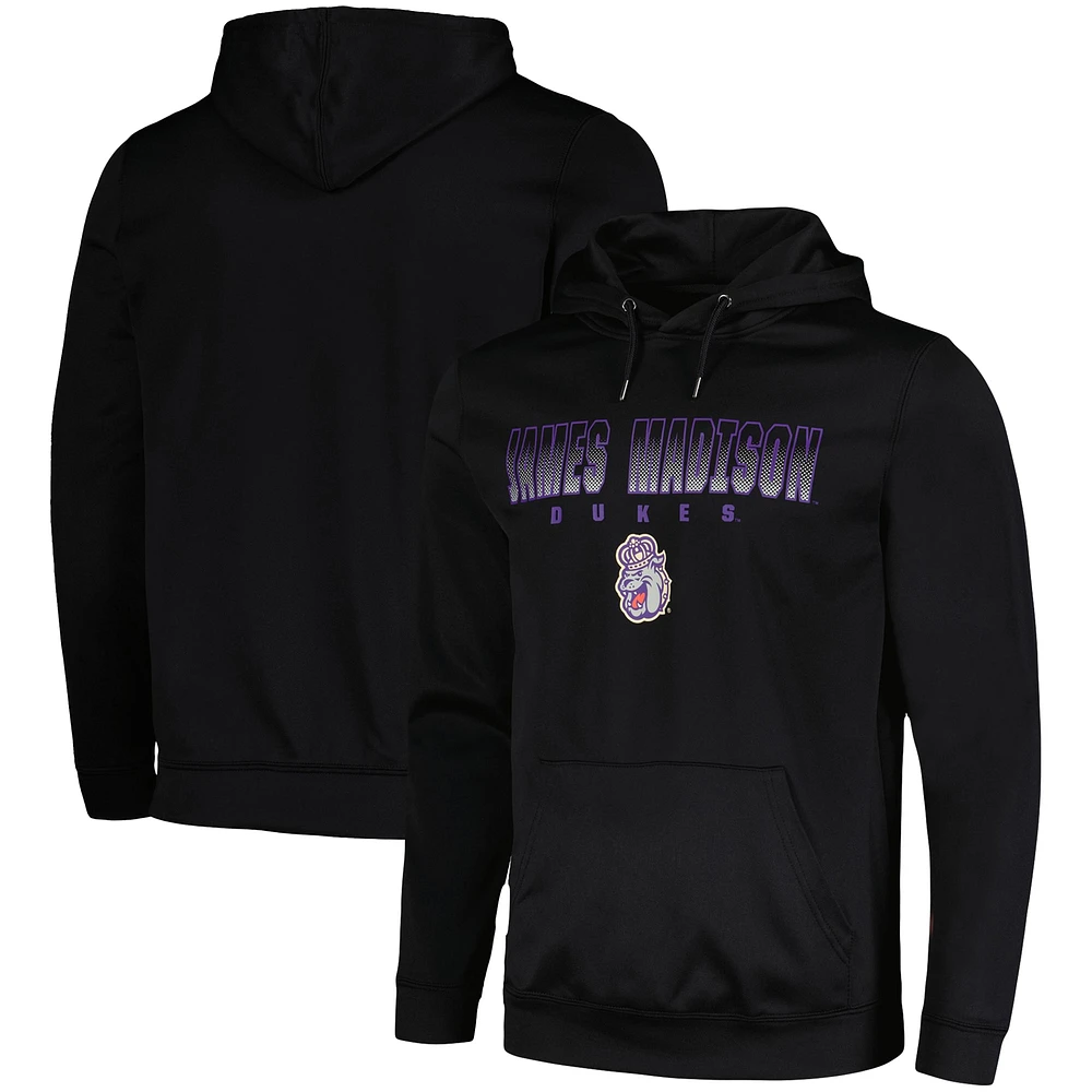 Sweat à capuche noir Colosseum James Madison Dukes Blackout 3.0 pour homme