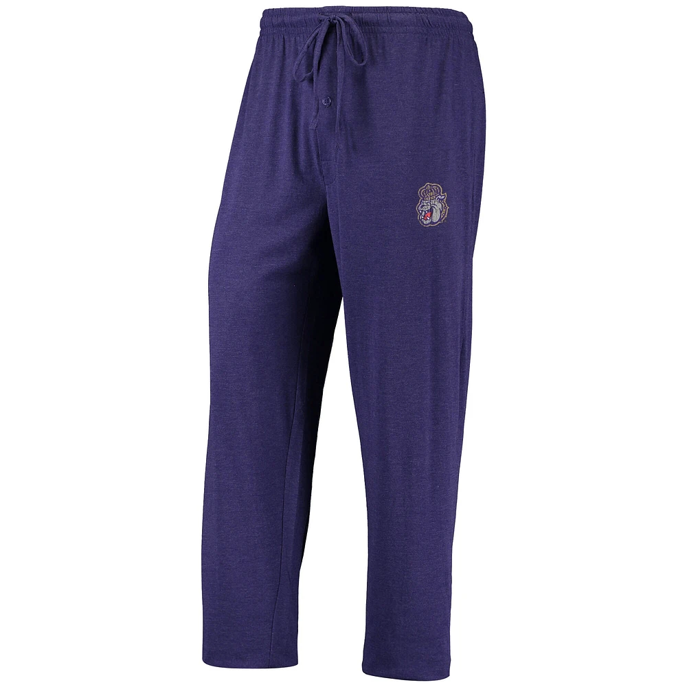 Men's Concepts Sport Purple/Heathered Charcoal James Madison Dukes Meter Long Sleeve T-Shirt & Pants Sleep Set