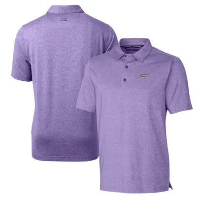 James Madison Dukes Cutter & Buck Forge Stretch Polo - Heather Purple