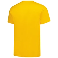T-shirt doré avec logo James Madison Dukes pour homme