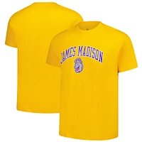 T-shirt doré avec logo James Madison Dukes pour homme