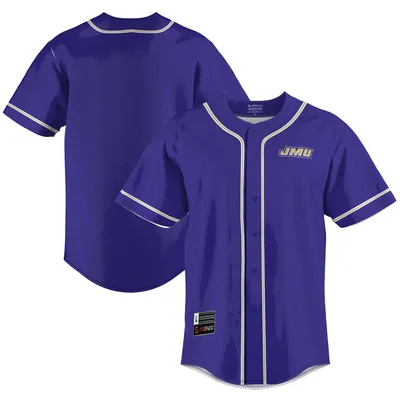 James Madison Dukes Baseball Jersey - Purple
