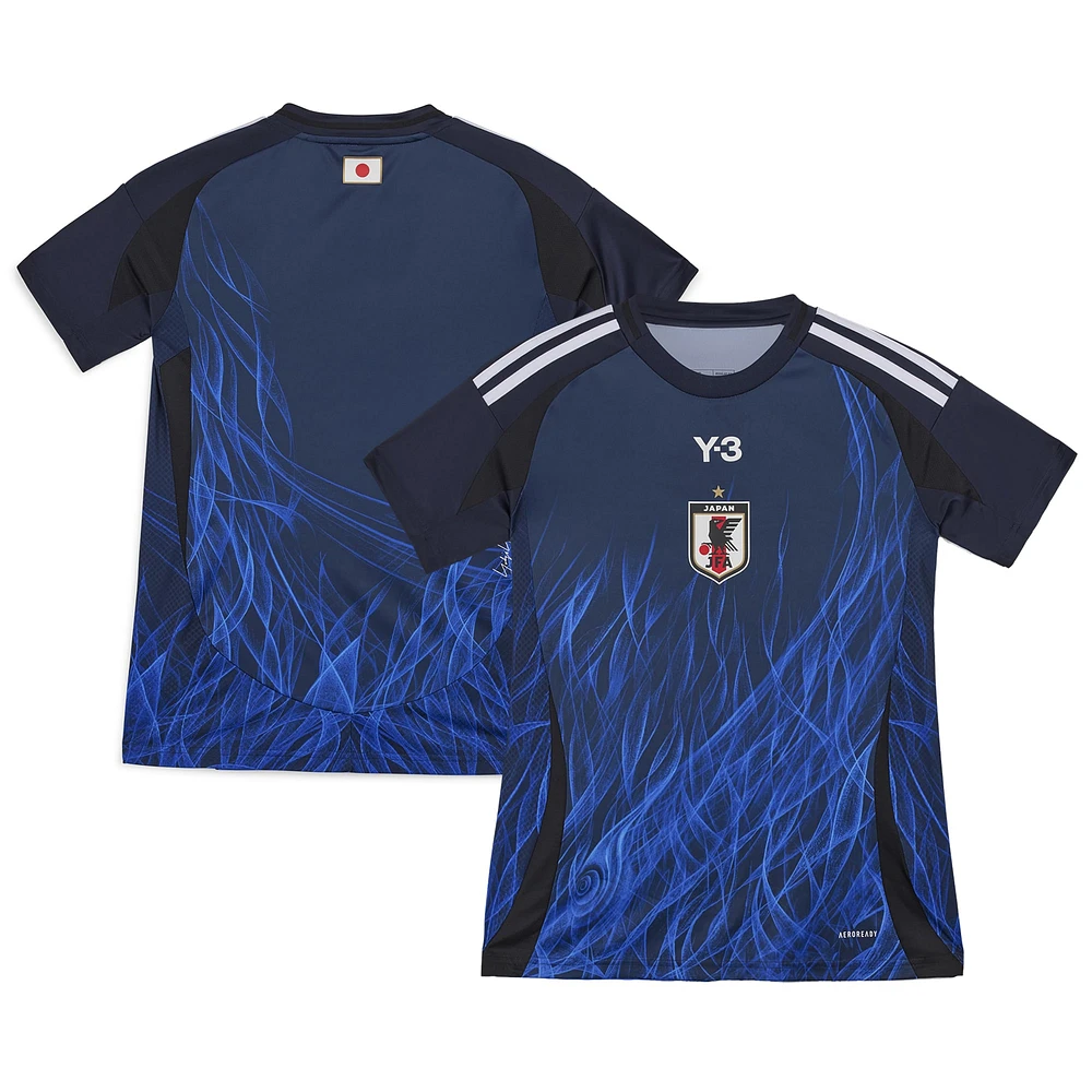 Maillot adidas bleu marine pour femme de l'équipe nationale du Japon x Y-3 2024 Domicile Replica