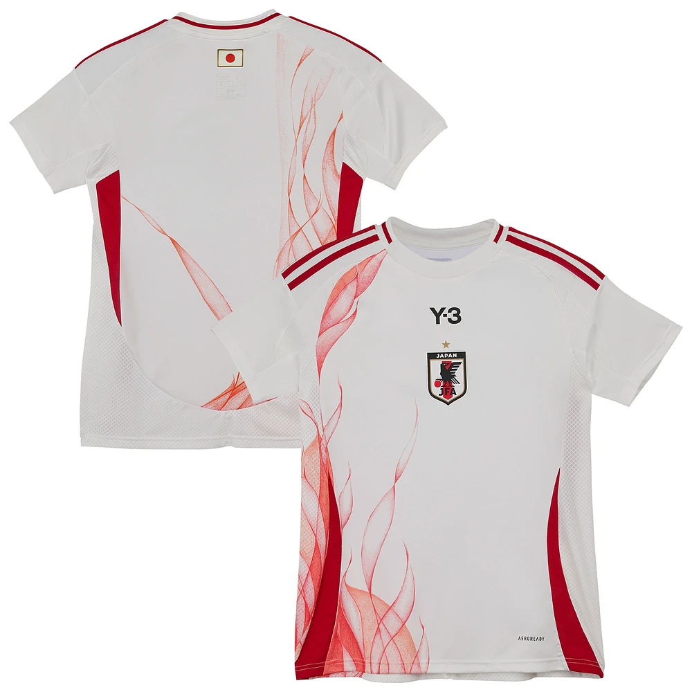 Maillot réplique extérieur blanc adidas x Y-3 de l'équipe nationale du Japon 2024 pour femme