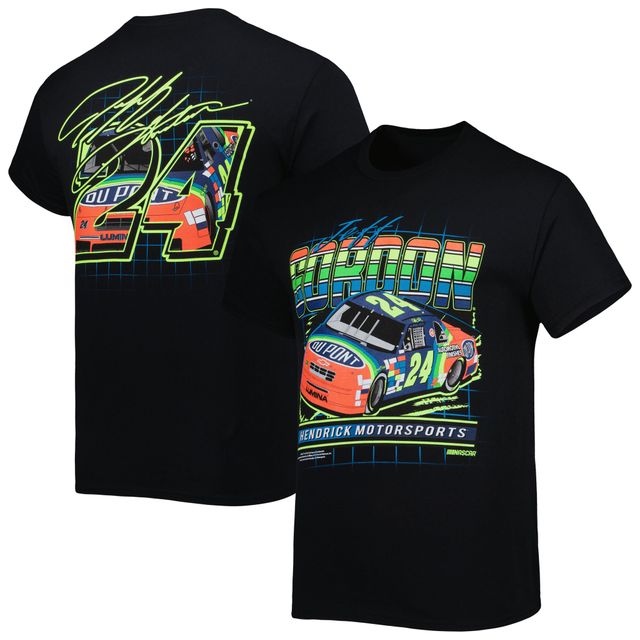 T-shirt noir Jeff Gordon DuPont pour homme de la collection Hendrick Motorsports Team
