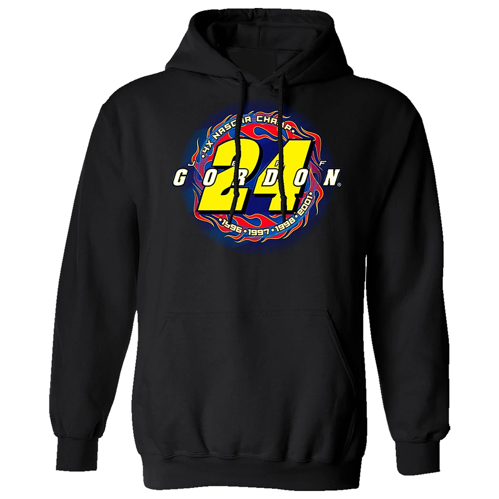 Sweat à capuche noir pour homme de la collection Hendrick Motorsports Team Jeff Gordon Car