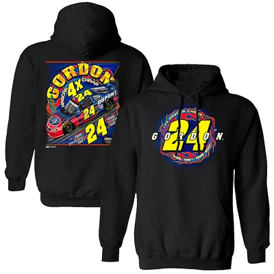 Sweat à capuche noir pour homme de la collection Hendrick Motorsports Team Jeff Gordon Car