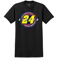 Men's Hendrick Motorsports Team Collection  Black Jeff Gordon Four-Time NASCAR Champion T-Shirt