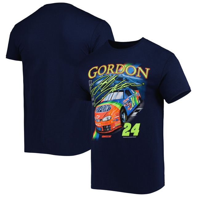 T-shirt Jeff Gordon DuPont bleu marine Hendrick Motorsports Team Collection pour homme