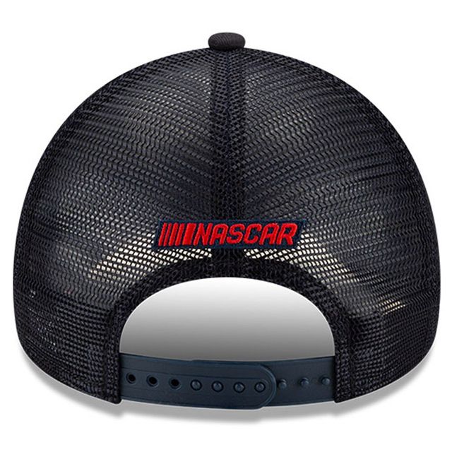 Casquette ajustable A-Frame Jeff Gordon Legends 9FORTY New Era pour homme, bleu marine/rouge