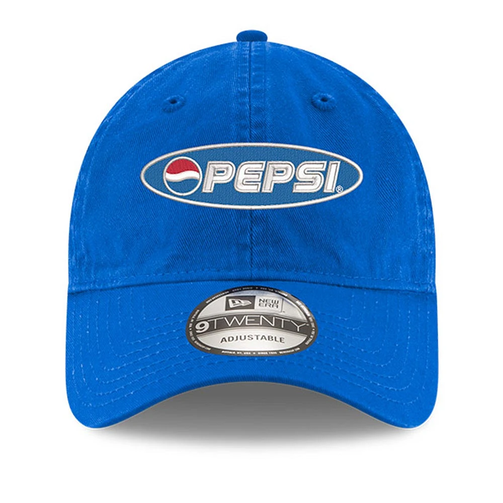 Casquette New Era Royal Jeff Gordon Pepsi Enzyme Washed 9TWENTY réglable pour homme