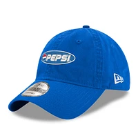 Casquette New Era Royal Jeff Gordon Pepsi Enzyme Washed 9TWENTY réglable pour homme