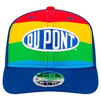 Casquette extensible à boutons-pression New Era Royal Jeff Gordon Rainbow 9SEVENTY pour homme