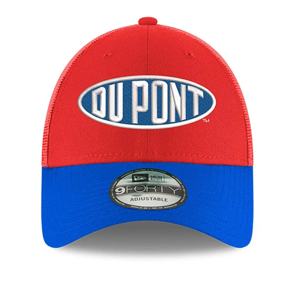 Men's New Era  Scarlet Jeff Gordon Dupont 9FORTY A-Frame Trucker Snapback Hat