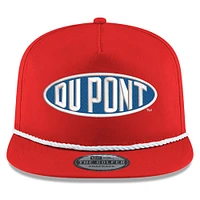 Casquette New Era Scarlet Jeff Gordon Dupont Golfer Sponsor Snapback pour homme