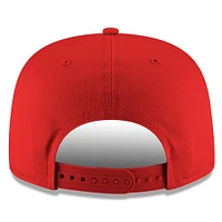 Casquette New Era Scarlet Jeff Gordon Dupont Golfer Sponsor Snapback pour homme