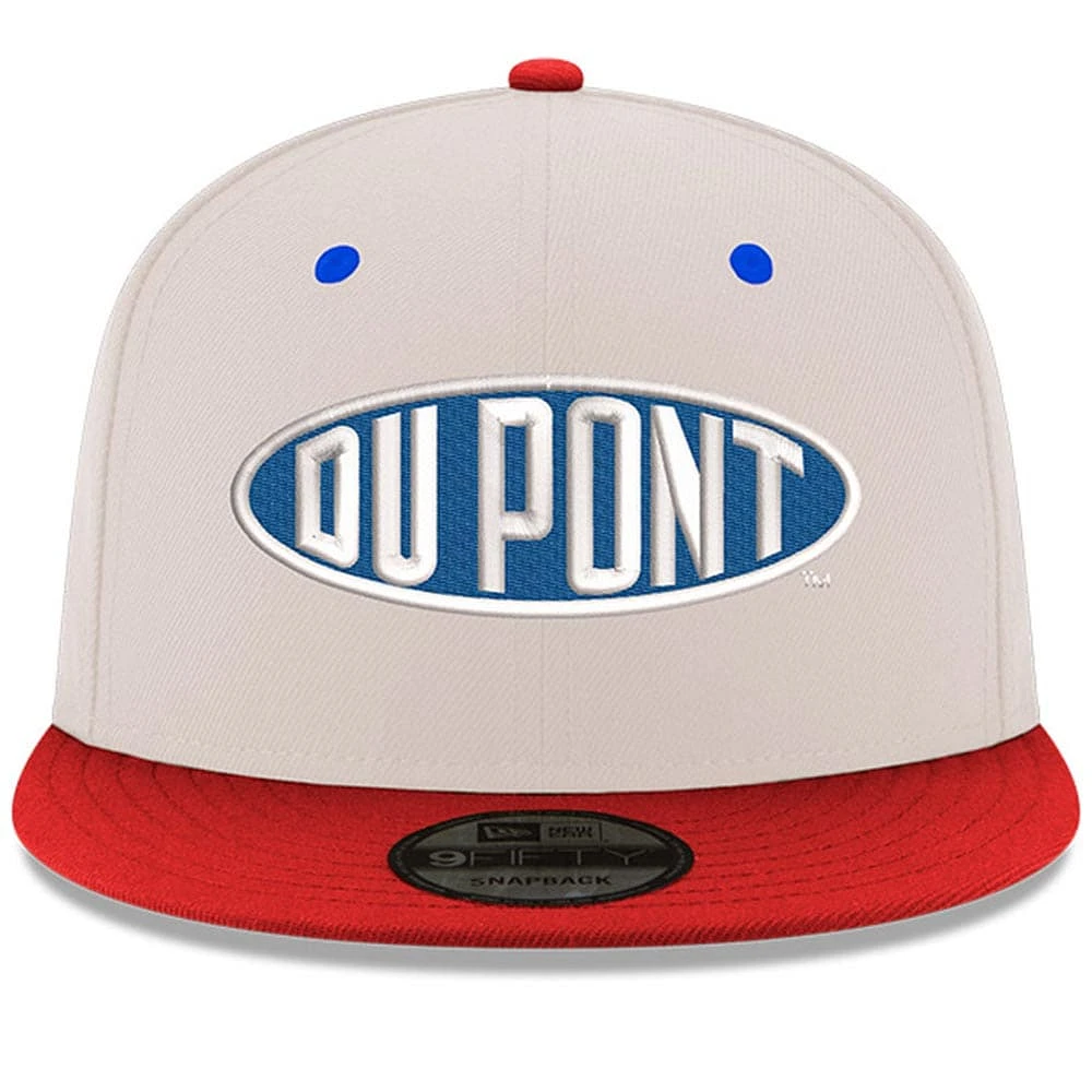 Men's New Era  Tan/Scarlet Jeff Gordon 9FIFTY Sponsor Snapback Hat