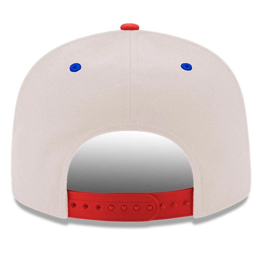 Men's New Era  Tan/Scarlet Jeff Gordon 9FIFTY Sponsor Snapback Hat