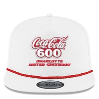 Men's New Era White Jeff Gordon Coca-Cola 600 First Win Golfer Adjustable Hat