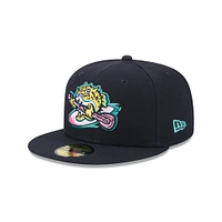 Casquette ajustée 59FIFTY bleu marine Jersey Shore BlueClaws pour homme de New Era