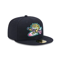 Casquette ajustée 59FIFTY bleu marine Jersey Shore BlueClaws pour homme de New Era
