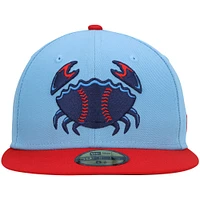 Men's New Era Royal Jersey Shore BlueClaws Authentic Collection Road 59FIFTY Fitted Hat