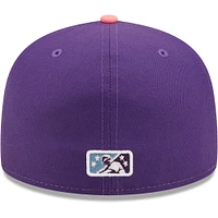 Casquette ajustée New Era blanc/rose Jersey Shore BlueClaws Copa De La Diversion 59FIFTY pour hommes