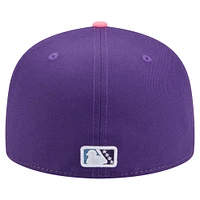 Casquette ajustée New Era blanc/violet Jersey Shore BlueClaws Copa de la Diversión 59FIFTY pour hommes