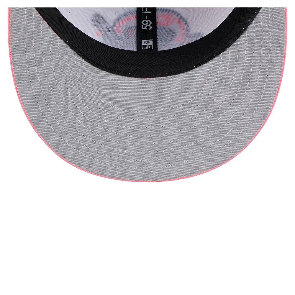 Casquette ajustée New Era blanc/violet Jersey Shore BlueClaws Copa de la Diversión 59FIFTY pour hommes