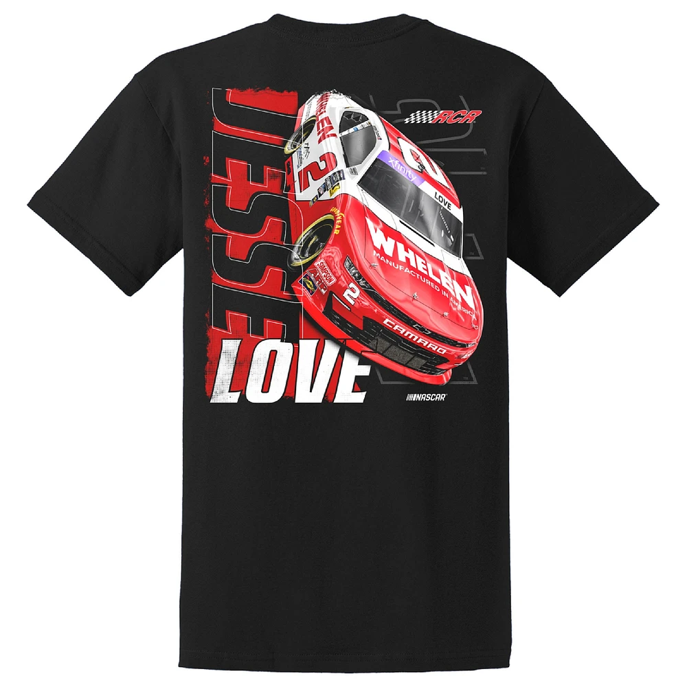 Men's Richard Childress Racing Team Collection  Black Jesse Love Jr. Whelen Car T-Shirt