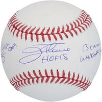 Balle de baseball autographiée par Jim Thome des Cleveland Indians avec inscriptions multiples - Édition limitée à 25 exemplaires