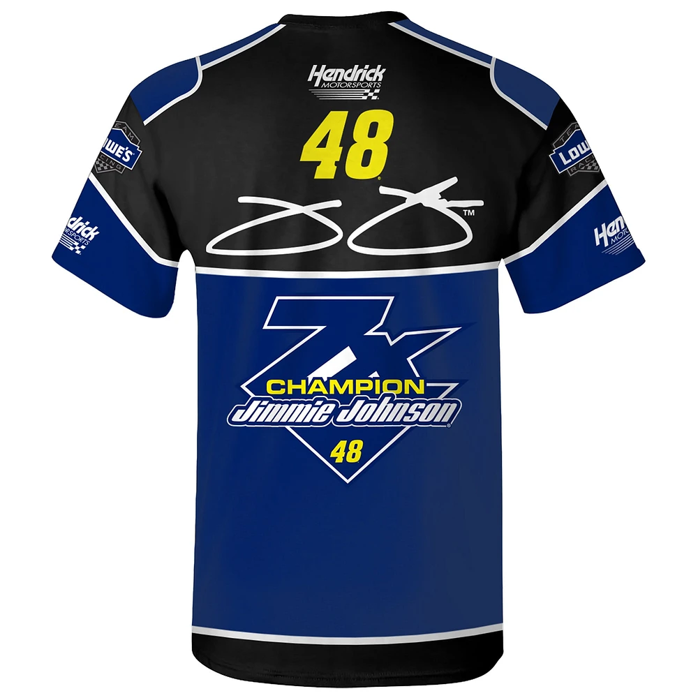 Men's Hendrick Motorsports Team Collection  Blue Jimmie Johnson Lowe's Legend Uniform T-Shirt