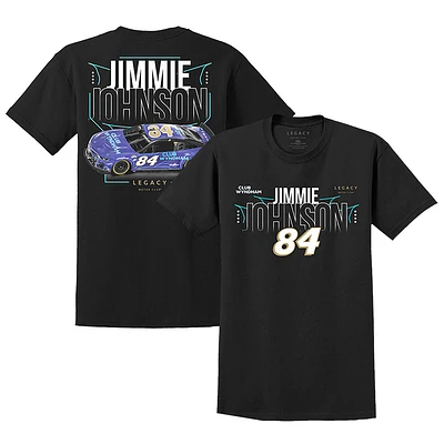 Men's LEGACY Motor Club Team Collection Black Jimmie Johnson 2023 #84 Wyndham T-Shirt