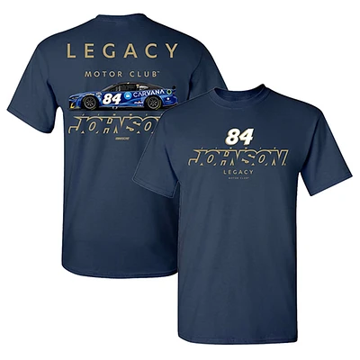 T-shirt Jimmie Johnson 2023 #84 Carvana de la collection LEGACY Motor Club Team pour homme