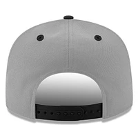 Casquette ajustable Snapback Jimmie Johnson GOAT 9FIFTY New Era pour hommes, gris/noir