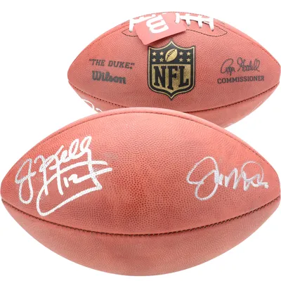 Joe Montana San Francisco 49ers Autographed Super Bowl XXIV Logo Football with 49ers 55 - Denver 10 Inscription