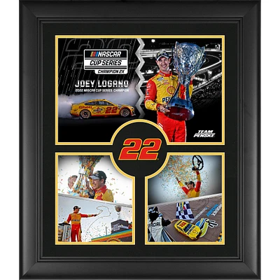 Joey Logano Framed 20" x 24" 2022 NASCAR Cup Champion Collage Photograph