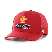 Men's '47  Red Joey Logano Shell-Penzoil Triple Hit Corduroy Adjustable Hat