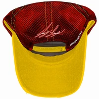 Men's Checkered Flag Sports Yellow Joey Logano 2024 NASCAR Cup Series Champion Patch Adjustable Hat