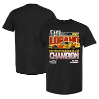 T-shirt officiel noir de l'équipe Penske pour hommes Joey Logano, champion la NASCAR Cup Series 2024