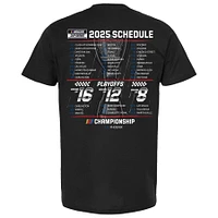 Men's Team Penske Black Joey Logano 2025 NASCAR Cup Series Schedule T-Shirt