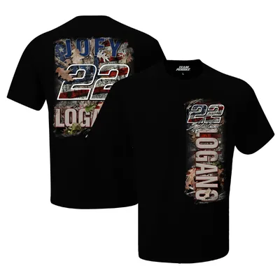 Joey Logano Team Penske Patriotic Camo T-Shirt - Black