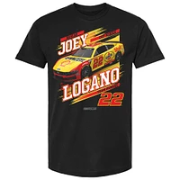 Men's Team Penske  Black Joey Logano Shell/Pennzoil Car T-Shirt