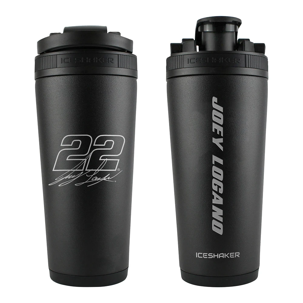 WinCraft Joey Logano 26oz. Stainless Steel Ice Shaker Blender Bottle