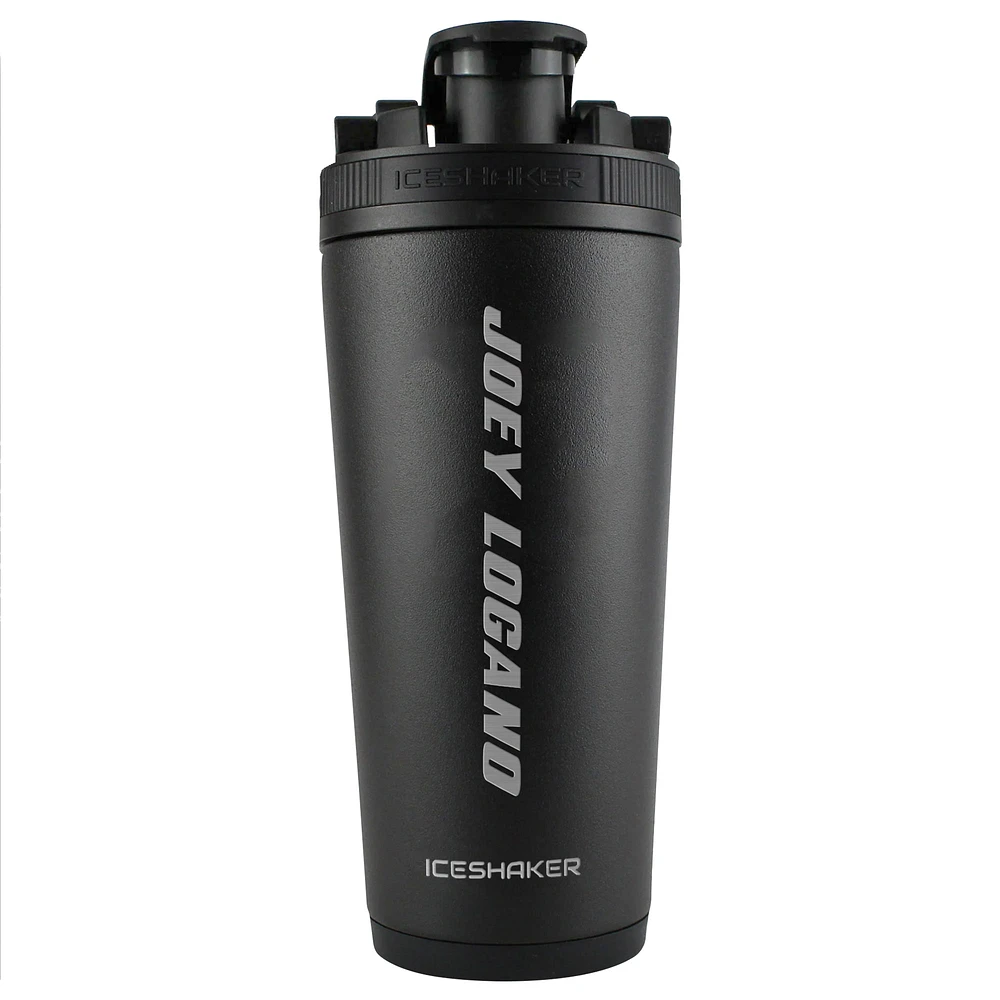 WinCraft Joey Logano 26oz. Bouteille de mélangeur de shaker à glace en acier inoxydable