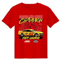 Youth Team Penske  Red Joey Logano 2024 NASCAR Cup Series Champion Signature T-Shirt