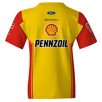 Youth Team Penske  Yellow Joey Logano Shell/Pennzoil Uniform T-Shirt