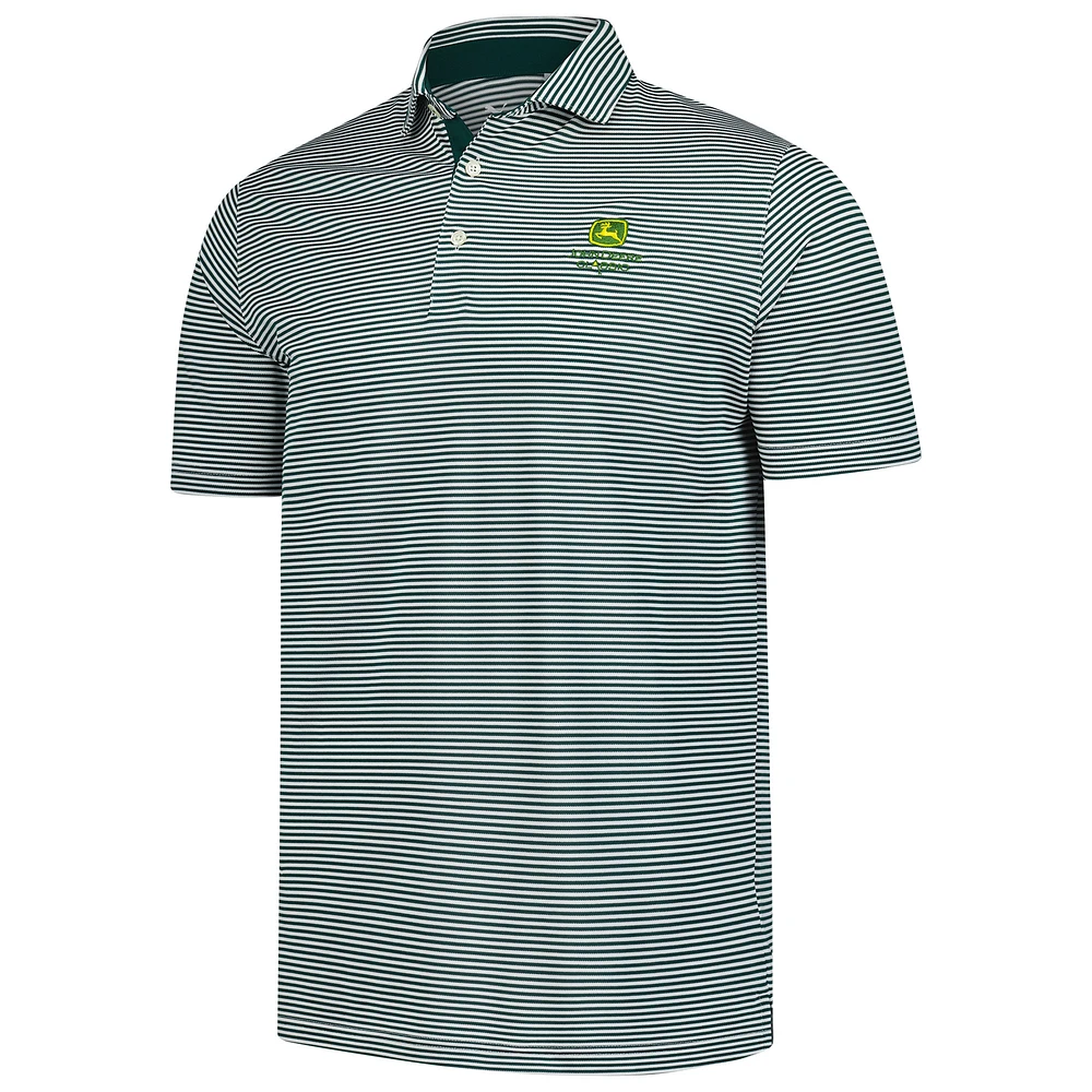 Men's Puma  Hunter Green John Deere Classic Isle Pique Polo